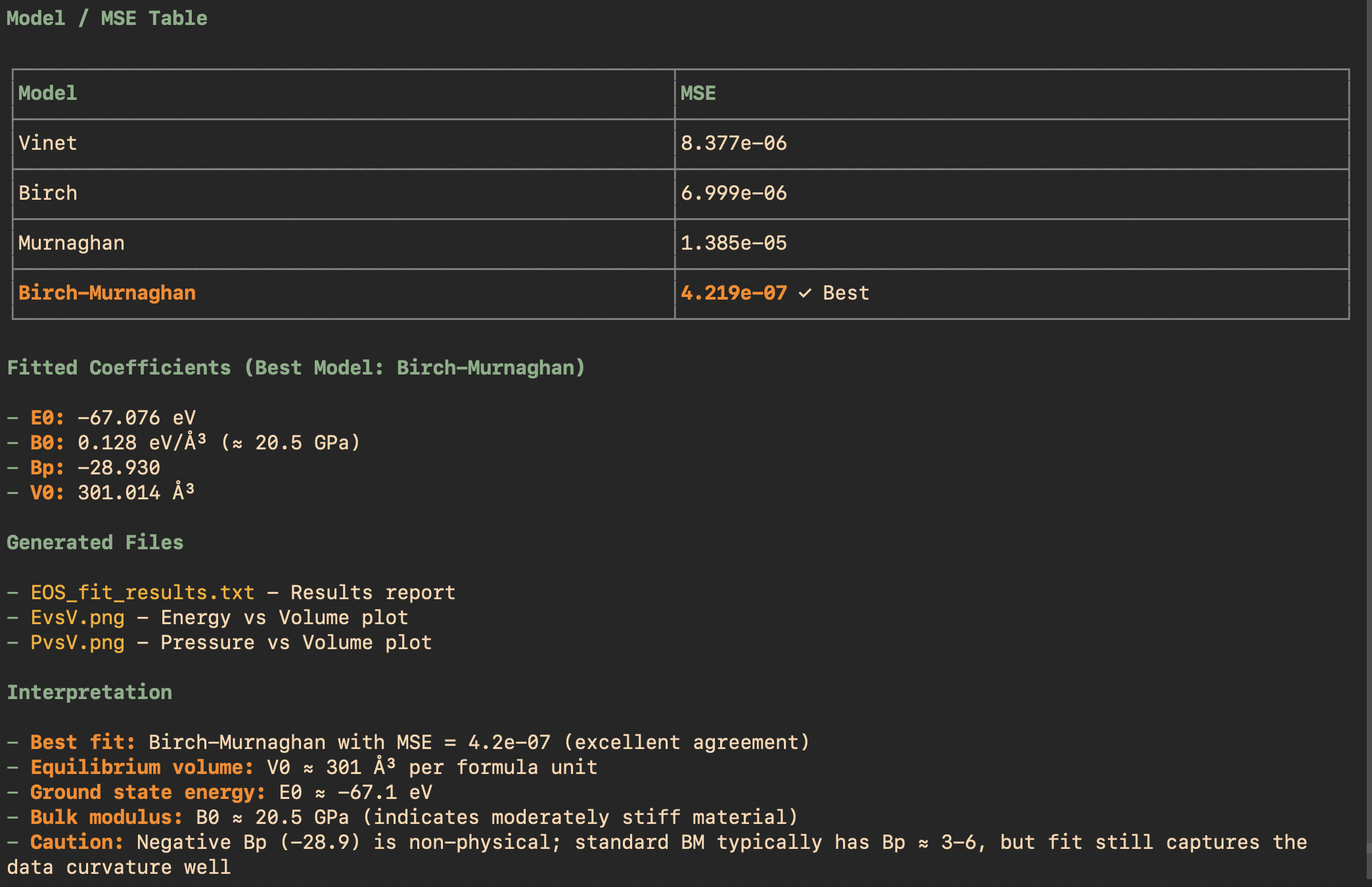 OpenCode Output
